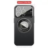 قاب محافظ آیفون Lens Glass Matte Cover | iphone 15 Pro Max