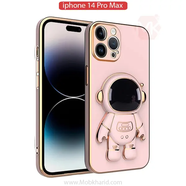 قاب فضانوردی Astronaut Gold Plated Back Cover | iphone 14 Pro Max