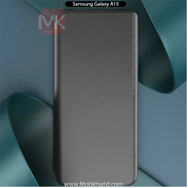 کیف محافظ Folio Leather Flip Cover | Samsung Galaxy A15