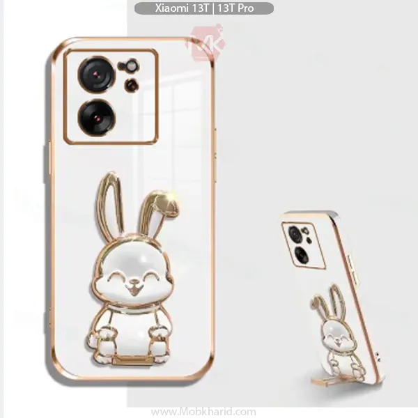 قاب محافظ شیائومی Rabbit Stand Plating Case | Xiaomi 13T | 13T pro