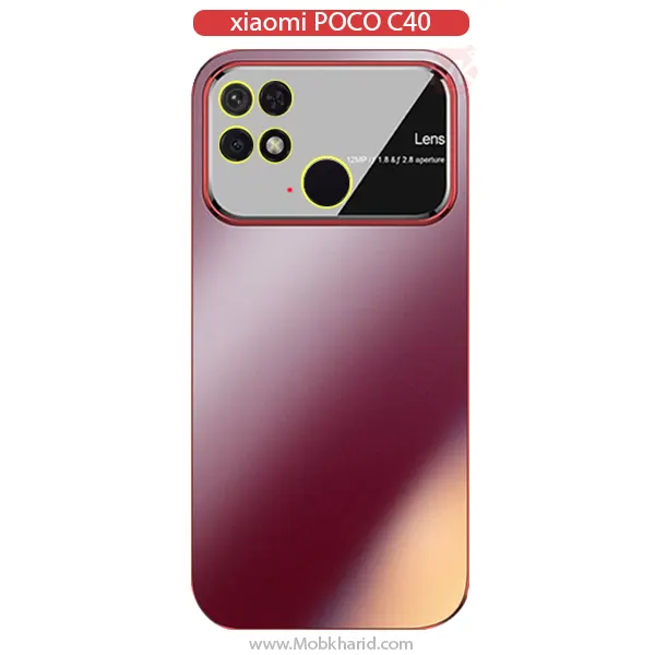 قاب محافظ AG Lens Glass Matte Case | Xiaomi Poco C40