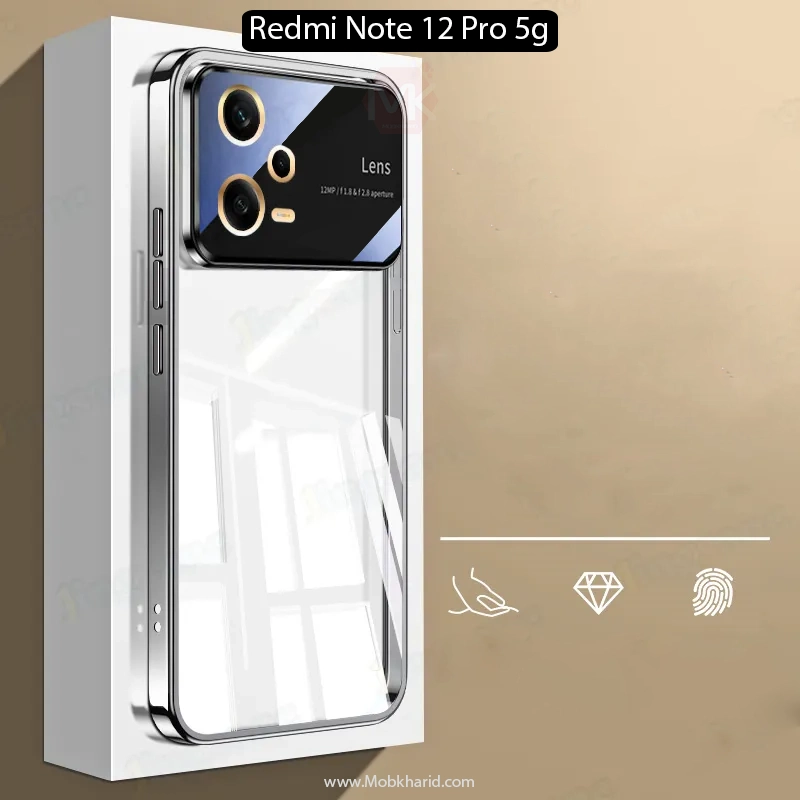 قاب محافظ Electroplating Lens Window Case | Redmi Note 12 Pro 5G