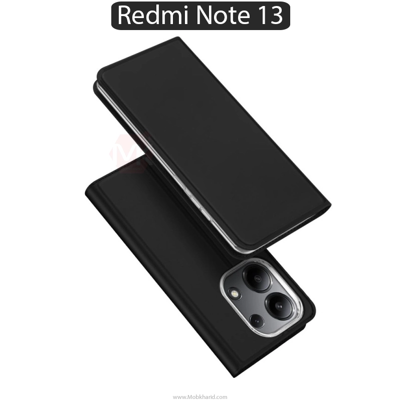 کیف محافظ چرم Folip leather Flip Case | Redmi Note 13 5G
