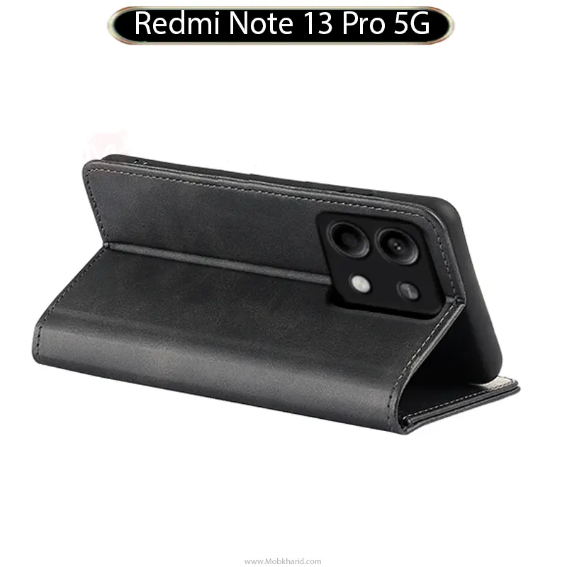 کیف محافظ چرم Folip leather Flip Case | Redmi Note 13 Pro 5G