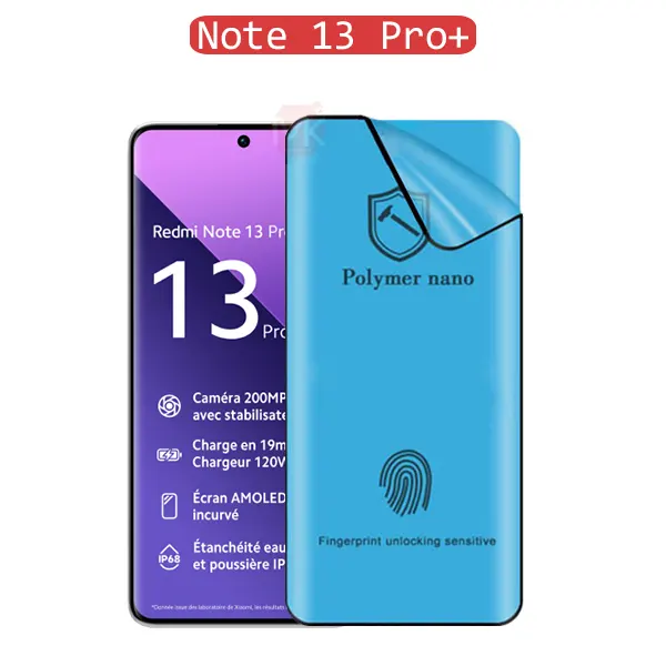 محافظ صفحه پلیمری Polymer Nano Screen Protector | Redmi Note 13 Pro Plus