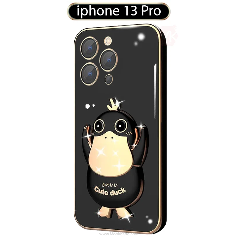 قاب محافظ Cartoon Duck Plating Cover | iphone 13 Pro