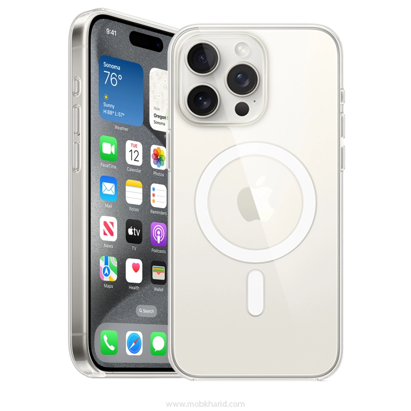 قاب محافظ مگ سیف Magsafe Clear Case | iphone 15 Pro