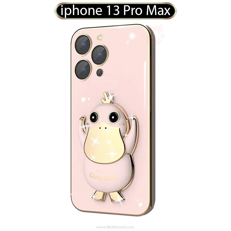 قاب محافظ 3D Cartoon Duck Plating Case | iphone 13 Pro Max