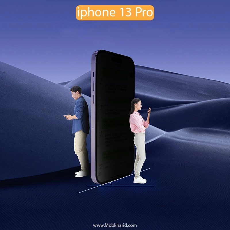 محافظ صفحه پرایوسی آیفون Mietubl Privacy Tempered Glass | iphone 13 Pro