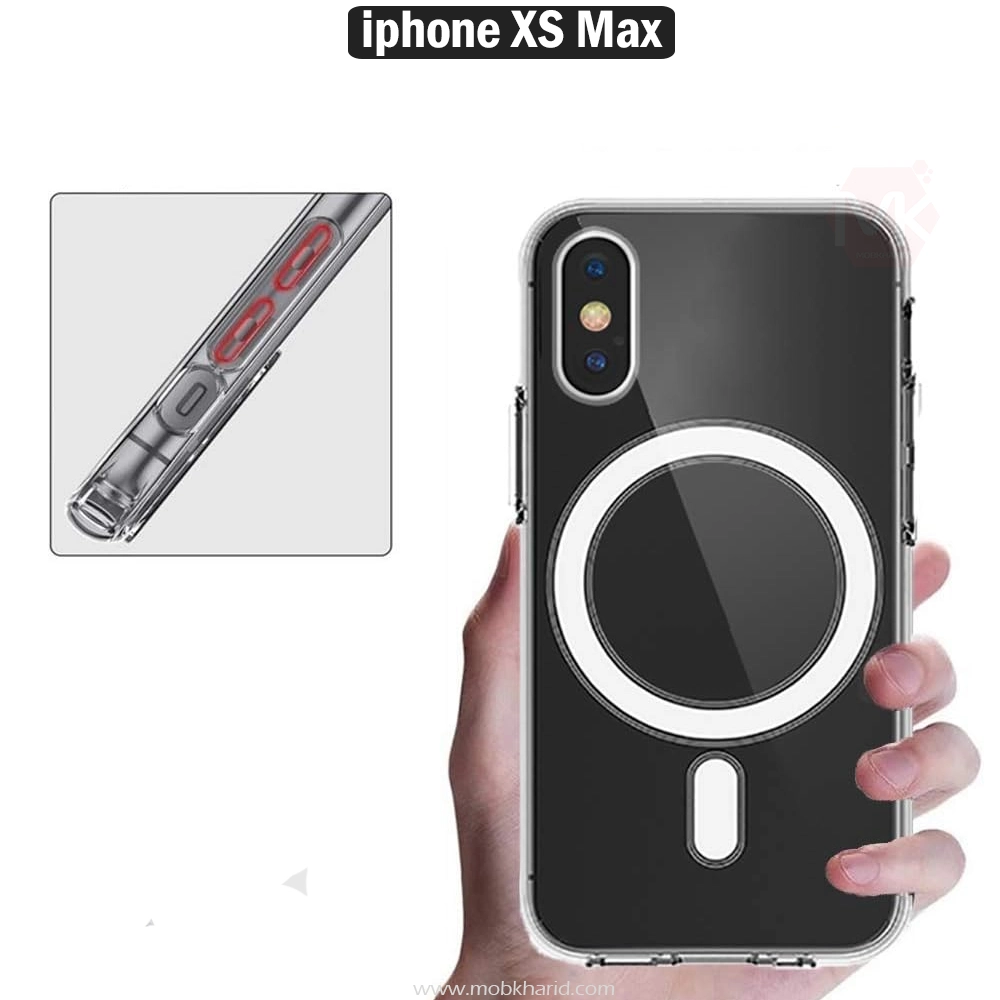 قاب محافظ مگ سیف Magsafe Clear Case | iphone XS Max