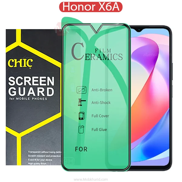 محافظ صفحه نمایش Ceramic Screen Protector | Honor X6A