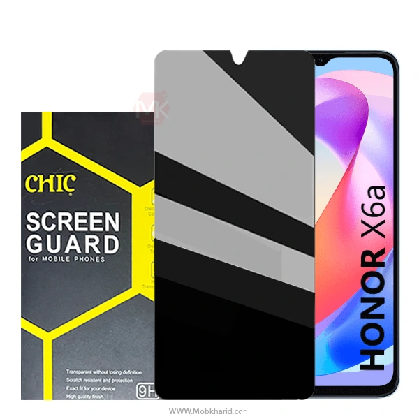 محافظ صفحه پرایوسی Privacy Screen Glass | Honor X6A