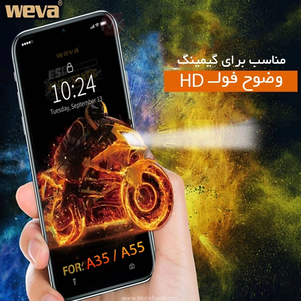محافظ صفحه نمایش WEVA ESD Glass | Galaxy A55