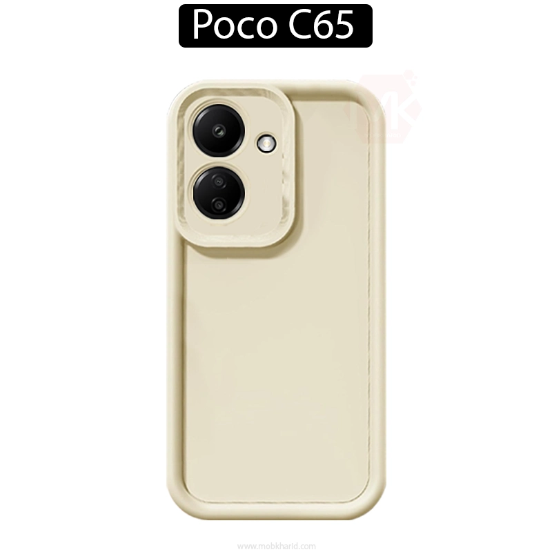 قاب محافظ Raised Full camera Protect Silicone Case | Poco C65