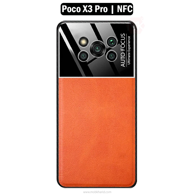 قاب محافظ اصل Auto Focus Leather Lens Case | Poco X3 Pro | NFC