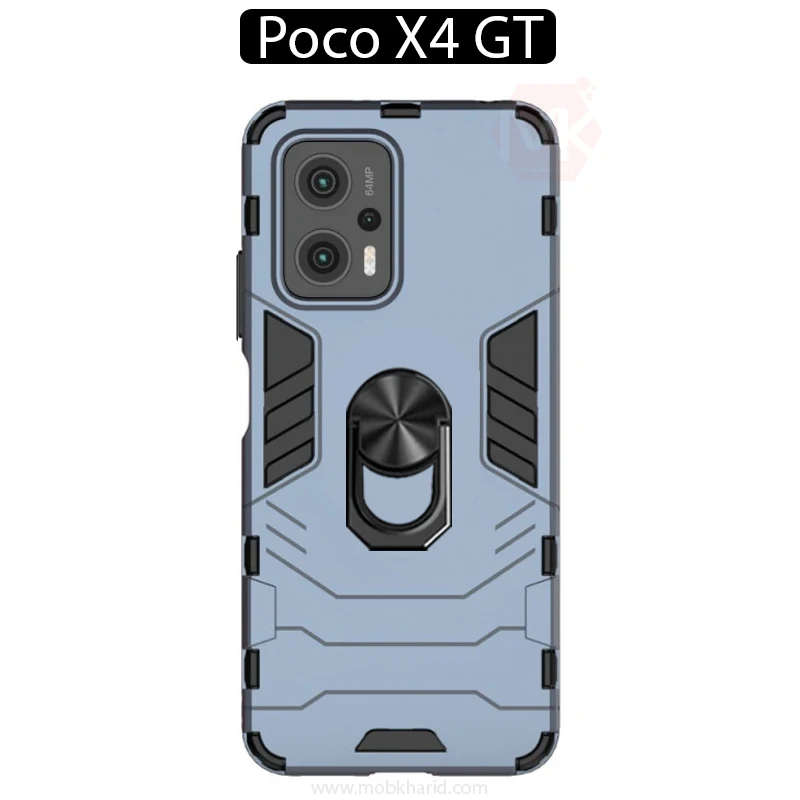 قاب محافظ بتمنی شیائومی iron bear Armor Case | Poco X4 GT