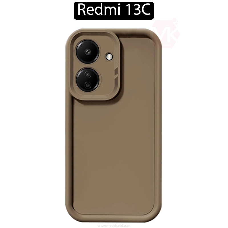 قاب محافظ Raised Full camera lens Protect Silicone Case | Redmi 13C