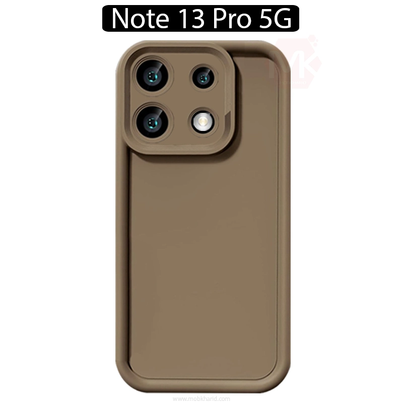 قاب محافظ شیائومی Solid Raised Full Silicone Case | Redmi Note 13 Pro 5G
