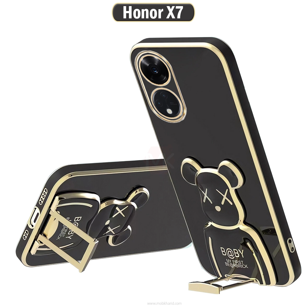 قاب خرس خشمگین Foldable Bear Brick Plating Case | Honor X7