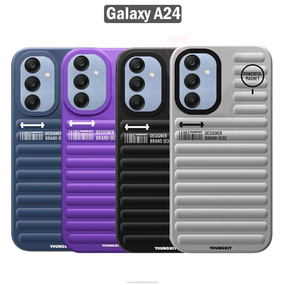 قاب محافظ اصلی Youngkit Plain Luggage Back Case | Galaxy A24