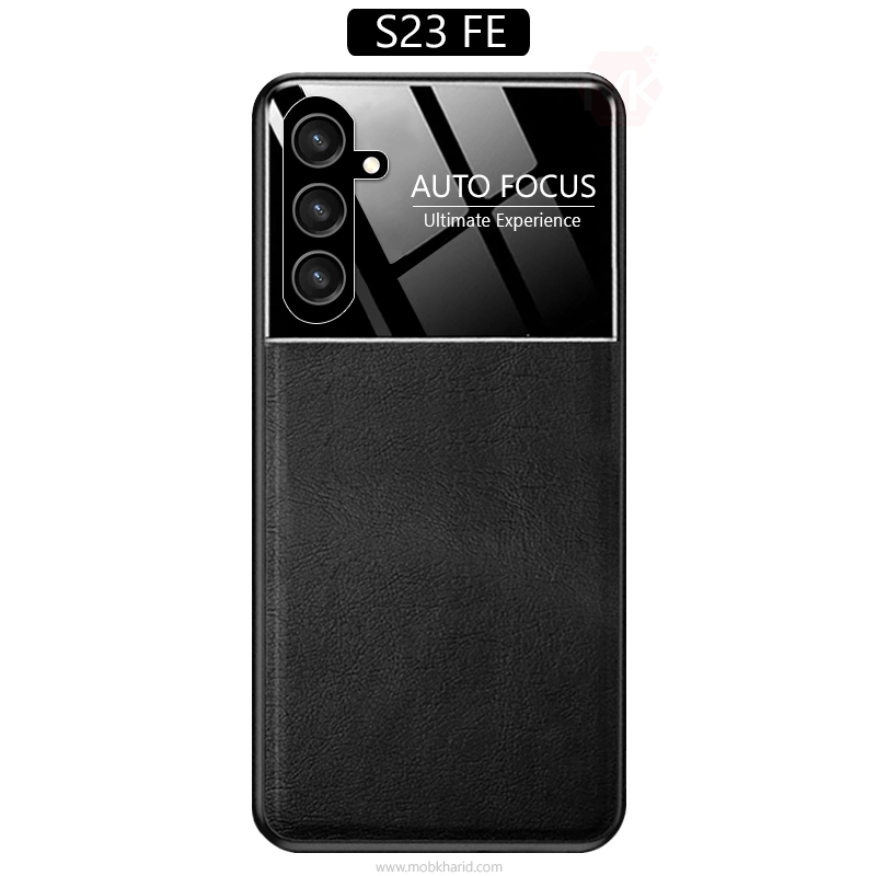 قاب محافظ اصل Auto Focus Leather Lens Case | Galaxy S23 FE