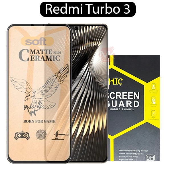 محافظ صفحه مات شیائومی Ceramic Matte Glass | Redmi Turbo 3