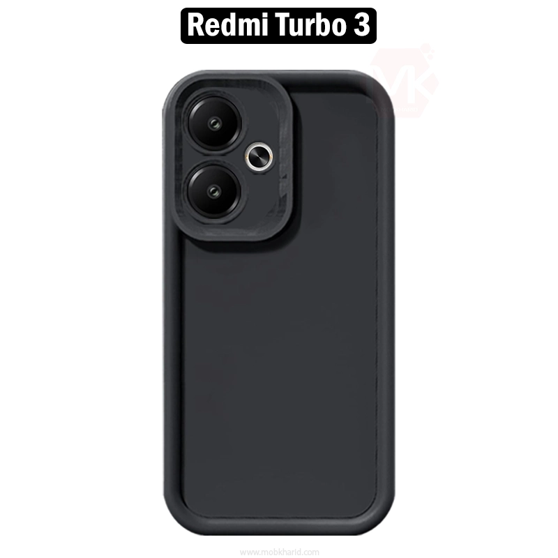 قاب محافظ شیائومی Raised Full Lens Protect Silicone Cover | Redmi Turbo 3