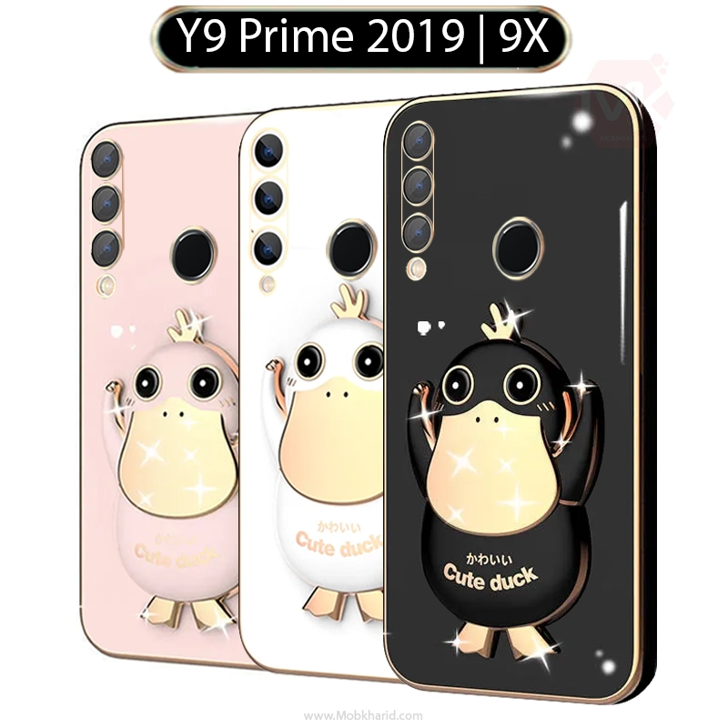 قاب لاکچری Cute Duck Plating Case | Y9 Prime 2019 | Honor 9X