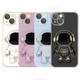قاب محافظ آیفون Plating Cartoon Astronaut Case | iphone 13