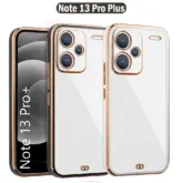 قاب شفاف شیائومی Gold Electroplated Clear Cover | Redmi Note 13 Pro Plus
