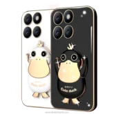 قاب محافظ اردک طلایی Cute Duck Plating Case | Honor X8B