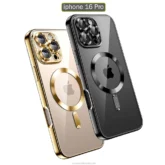 قاب محافظ Electroplating Transparent Case | iphone 16 Pro