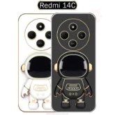 قاب فضانورد شیائومی Plating Cartoon 3D Astronaut Case | Redmi 14C