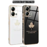 قاب محافظ Maple Leaves Plating Cover | Motorola Edge 40 Neo