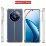 قاب شفاف+ محافظ لنز Airbag Flexible Clear Case | Realme 12 Pro Plus
