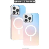 قاب محافظ High Level Laser Gradient Case | iphone 16 Pro Max