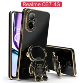 قاب محافظ Astronaut Bracket Plating Shine Case | Realme C67 4G