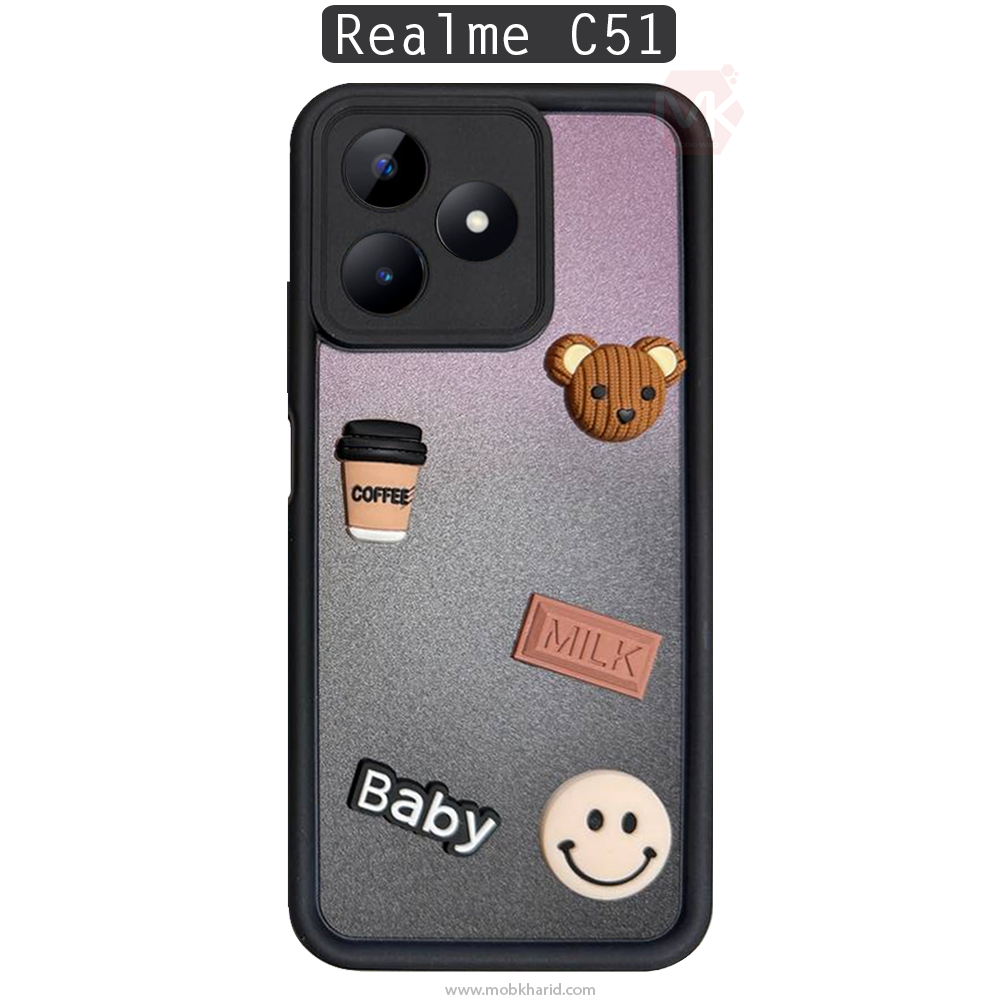 قاب محافظ ریلمی Solid Baby Milk Coffee Cover | Redmi C51