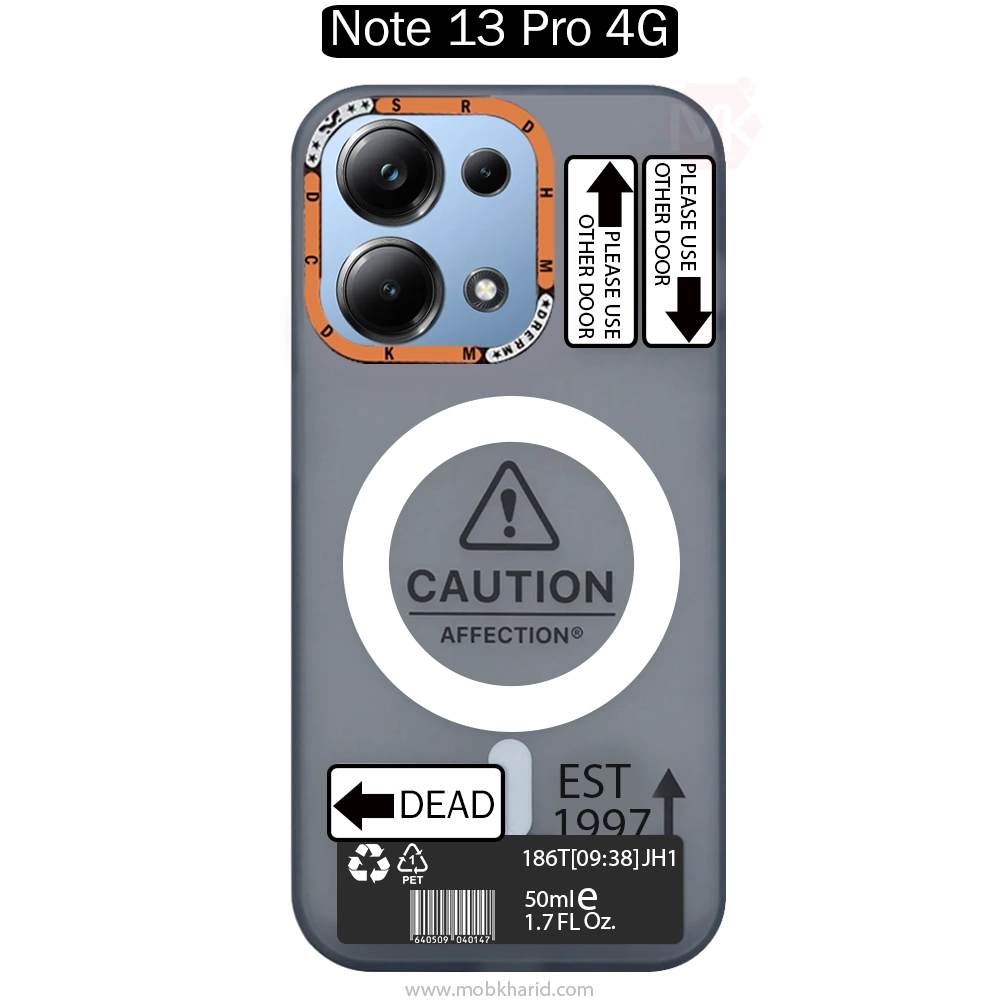 قاب محافظ شیائومی Caution Affection Dead Magsafe Case | Redmi Note 13 Pro 4G