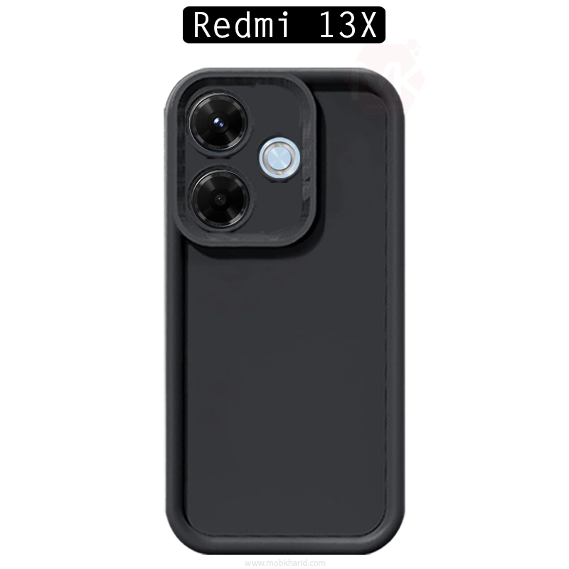 قاب محافظ شیائومی Solid Full Raised Silicone Cover | Redmi 13X
