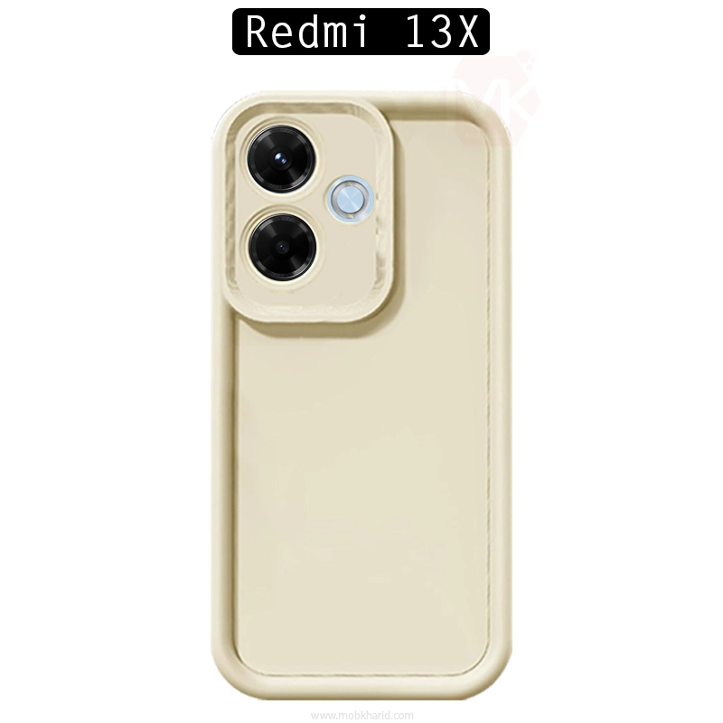 قاب محافظ شیائومی Solid Full Raised Silicone Cover | Redmi 13X