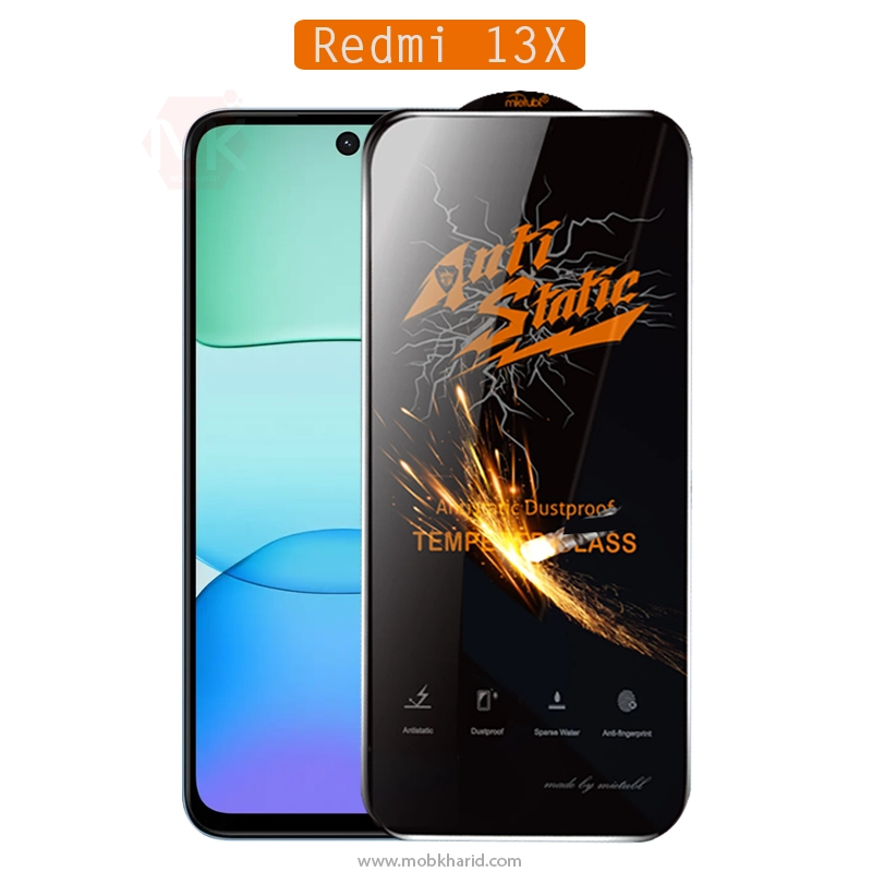 محافظ صفحه میتوبل AntiStatic Mietubl Tempered Glass | Xiaomi Redmi 13X