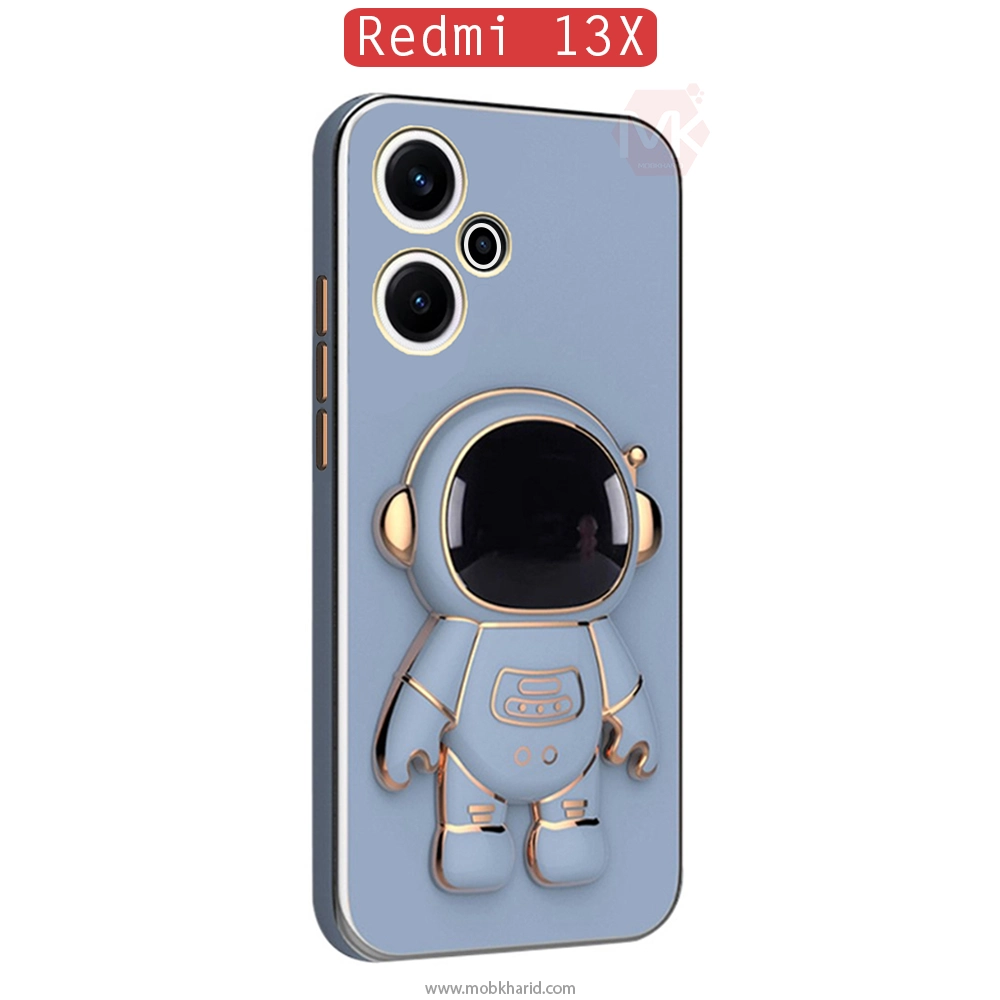 قاب محافظ شیائومی Plating 3D Cartoon Astronaut Case | Redmi 13X