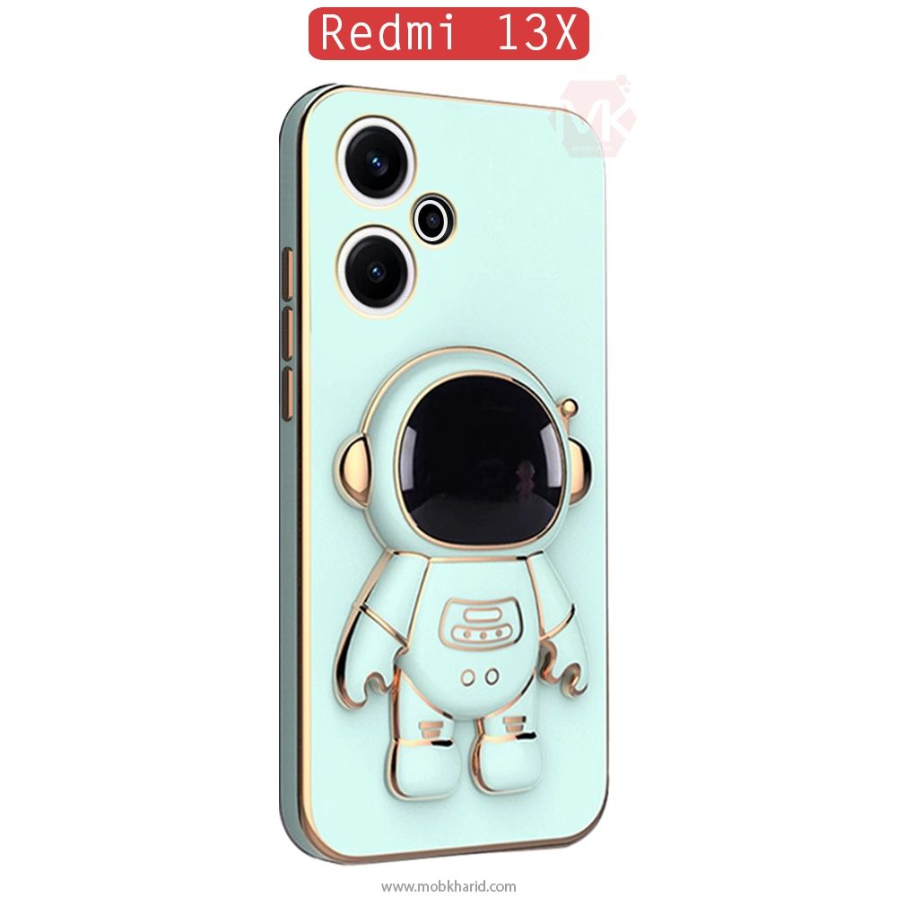 قاب محافظ شیائومی Plating 3D Cartoon Astronaut Case | Redmi 13X