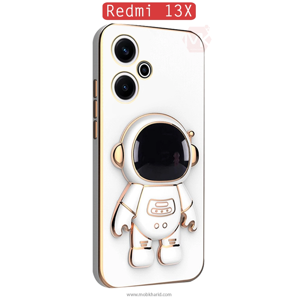 قاب محافظ شیائومی Plating 3D Cartoon Astronaut Case | Redmi 13X