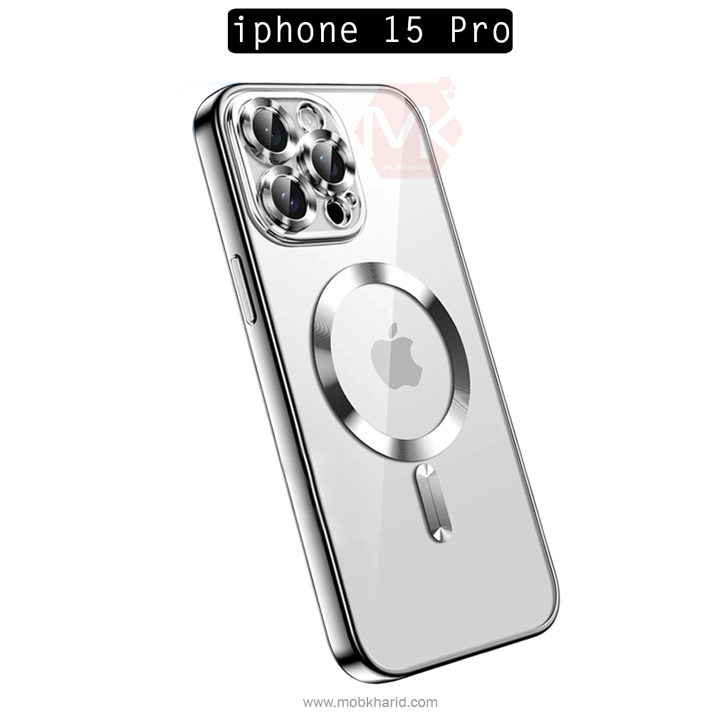 قاب محافظ Electroplated Clear MagSafe Cover | iphone 15 Pro