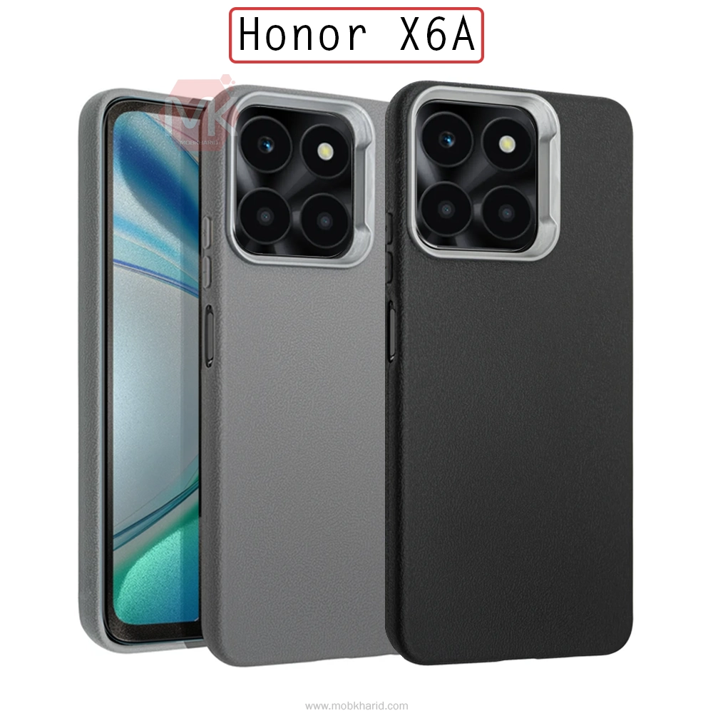 قاب محافظ SPIGEN Leather Texture Cover | Honor X6A