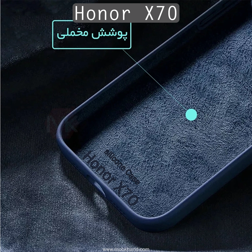 قاب محافظ آنر Liquid Silicone Best Quality Case | Honor X70