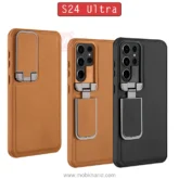 قاب محافظ سامسونگ Piblue Leather Stand Cover | Galaxy S24 Ultra