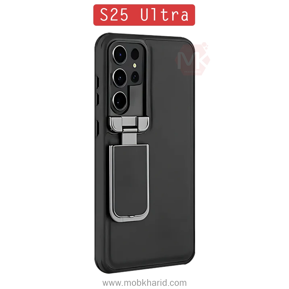 قاب محافظ سامسونگ Piblue Leather Stand Case | Galaxy S25 Ultra